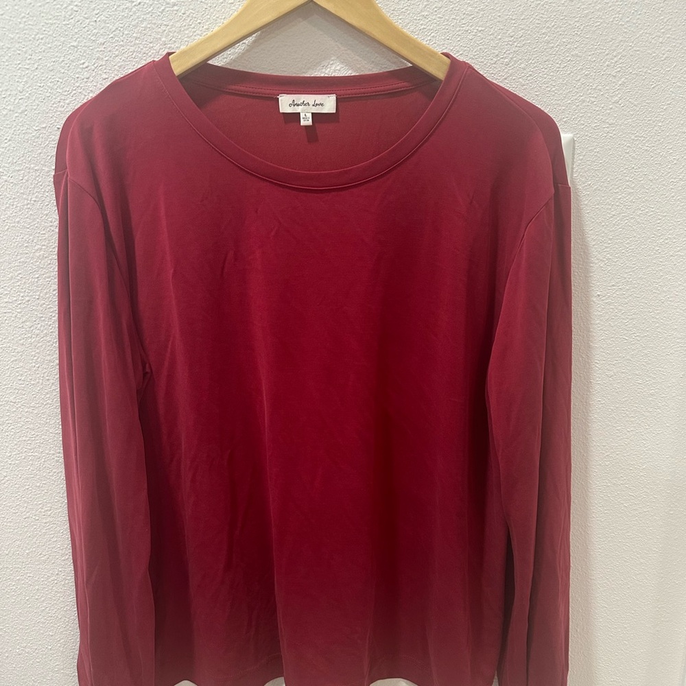 Another Love Rich Burgundy Blouse